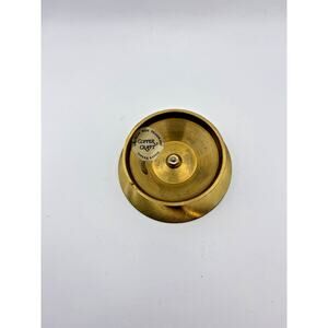 American Made Brassware by "Copper Craft" Kansas Brass Decor Candle Holder.